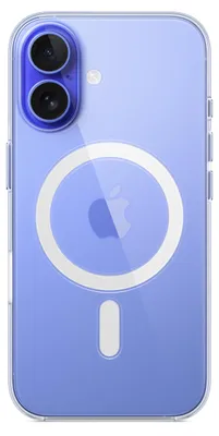 Produktbild von Apple iPhone 16 Clear Case mit MagSafe, Cover, Apple, iPhone 16, 15,5 cm (6.1"), Transparent