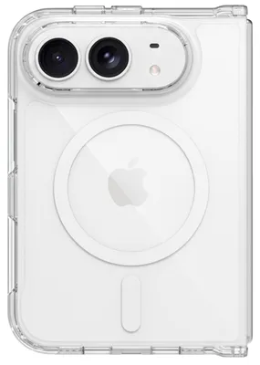Produktbild von Avizar, Stoßfeste, faltbare Hülle für iPhone Duo MagSafe-kompatibel, Transparent