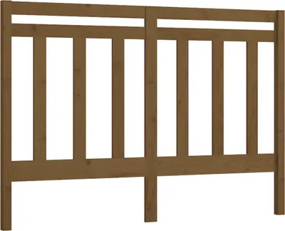 Produktbild von vidaXL Kopfteil Honigbraun 141x4x100 cm Massivholz Kiefer