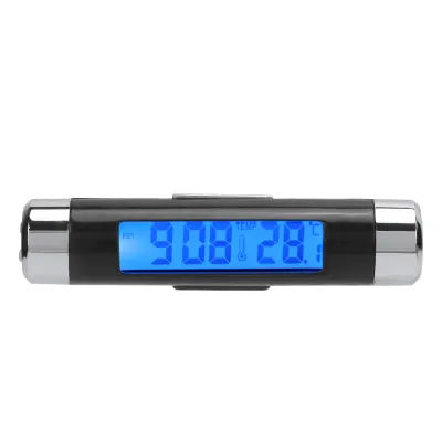 Obrázok produktu pre Digitálny LCD displej do auta, digitálny teplomer, automatický digitálny teplomer, LCD teplomer do auta, digitálny teplomer na prístrojovej doske, digitálny merač automatických hodín