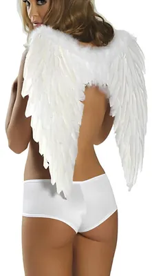 Immagine prodotto di Wings of the angel RESTEQ white 80 cm realistic feathers for cosplay