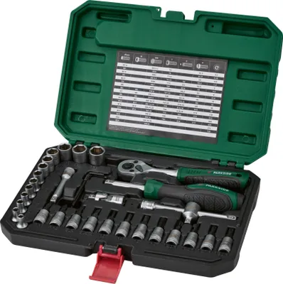 Produktbild von PARKSIDE® Steckschlüsselsatz »PSSS 36 A1«, 36-teilig