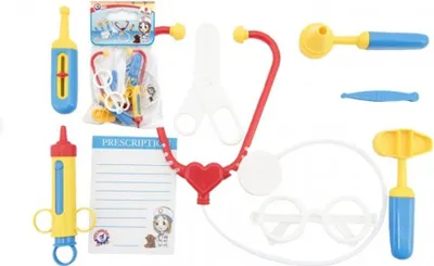 Immagine prodotto di Set medico/docente 9 pezzi in plastica