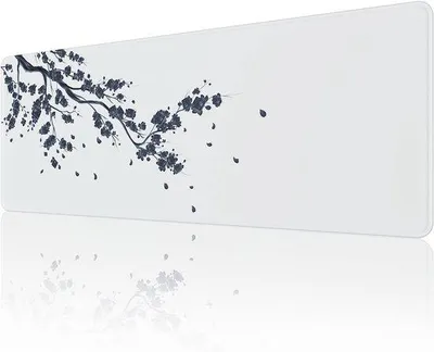Produktbild von Mauspad Kirschblüte, 800 x 300 mm - XL Gaming-Mauspad - geräumte Kanten - rutschfeste Gummibasis - Luxento
