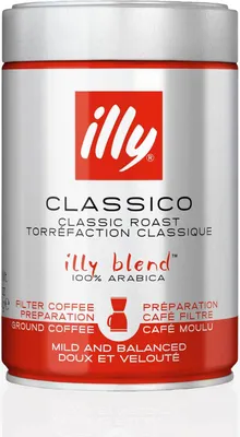 Produktbild von illy Classico Filterkaffee Normale Röstung - 250g Kaffee gemahlen, 100% Arabica