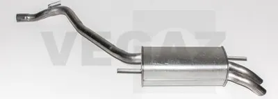 Produktbild von VEGAZ VS-342AT Endschalldämpfer für VW Transporter IV Bus (70B, 70C, 7DB, 7DK, 70J, 70K, 7DC, 7DJ) Auspuff