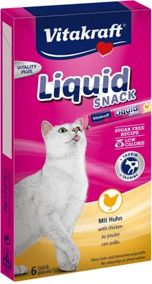 Produktbild von Vitakraft Katzensnack Cat Liquid Snack Huhn - 90g