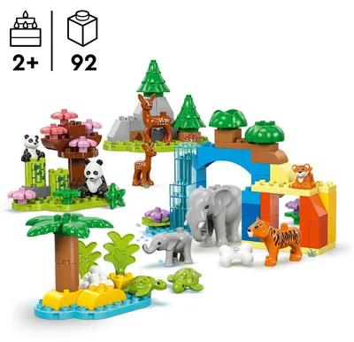 Immagine prodotto di LEGO DUPLO Famiglie di animali selvatici 3 in 1 10446