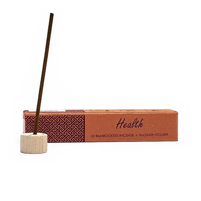 Immagine prodotto di Incenso Alle Erbe Bambooless Con Supporto Salute --confezione Da 12 Pz - 34 G