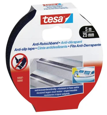 Immagine prodotto di tesa 55587-00002-11 Nastro antiscivolo 25 mm x 5,0 m nero (S)