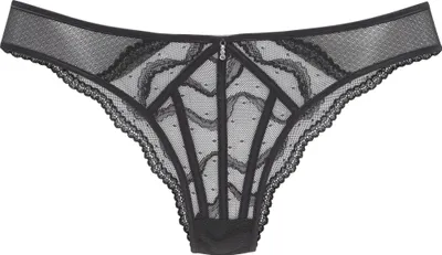 Produktbild von LASCANA Tanga schwarz Größe 40/42