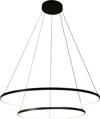 Produktbild von ZUMALINE LED-Pendelleuchte 7900 lm 3000+4000+6000K schwarz HORIK PEN89424-60+90BK