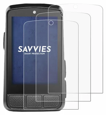 Produktbild von 6x Für Wahoo Elemnt Bolt 3 Schutzfolie Savvies Displayschutz Display Schutz Folie Klar Transparent