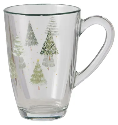 Image de Boltze Home Tasse Arbre de Noël 325 ml Verre