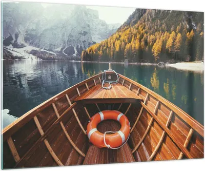 Produktbild von Bilder auf glas - Einteilig - £ódŸ Berge Kajak - 100x70cm - Glasbilder - Wandbilder - Bilder - zum Aufhängen bereit - Wanddekoration aus Glas - Glas Bilder - Wandbild auf Glas - GAA100x70-4981