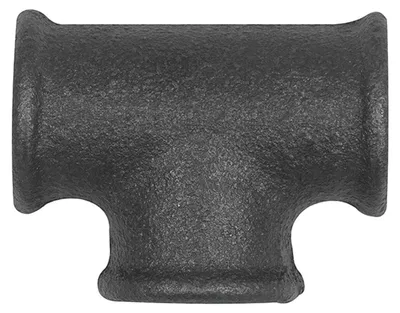 Produktbild von Riegler T-Stück 130, 3 x Rp 1/2 i., Temperguss schwarz