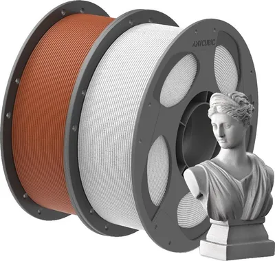 Zdjęcie produktu dla filament do druku 3D, struktura marmuru, minimalne linie warstw, 2KG MIX