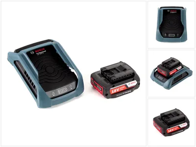 Image de Kit de démarrage WLC 18 V Wireless Charging Bosch + 1x GBA 2,0 Ah MW-B + chargeur GAL 1830 W ( 1600A003NA )