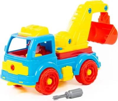 Produktbild von Polesie 73044 Blocks-Transport "Baggerwagen" im Gittermix