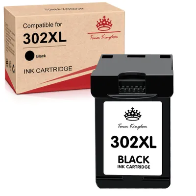 Produktbild von 1 Schwarz für HP 302 xl Multipack Envy 4525 4520 4527 Tintenpatrone (Deskjet 1110 2130 2132 2134 3630 3632 3633 3634 3636 3638, Officejet 3831 3830 3833 5230 5220)