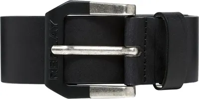 Produktbild von REPLAY Leder Gürtel Leather Belt W100 Black schwarz