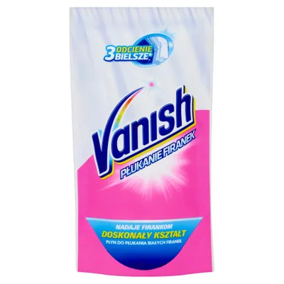Zdjęcie produktu dla Vanish Płyn Do Płukania Firanek - Biel I Kształt Na Dłużej, 125Ml