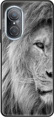 Produktbild von König Design Hülle kompatibel mit Huawei nova 9 SE Kunststoff Soft Handyhülle - Handy Case Löwe