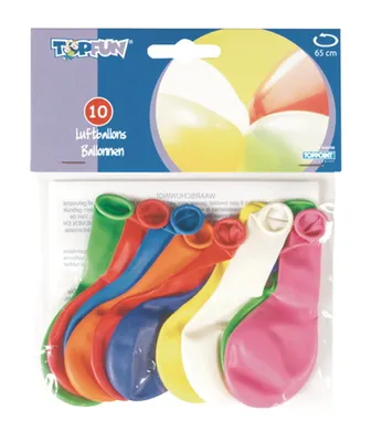 Produktbild von Stylex 14045, Spielzeugballon, Gemischte Farben, Rund, 10 Stück(e), Europa