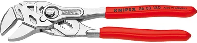 Image de Clé à pinces L.180mm serrage W.40mm chromé revêtement cuivre KNIPEX