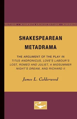 Produktbild von Shakespearean Metadrama