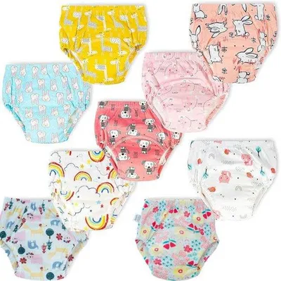 Immagine prodotto di Pannolini riutilizzabili e lavabili per bambini, confezione da 9, per maschietti/bambine