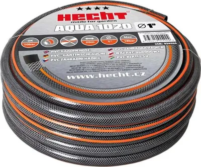 Obrázek produktu pro Hecht Aqua 1020 Zahradní Hadice 20M 1" Praktická - Oficiální Distributor - Autorizovaný Prodejce Hecht