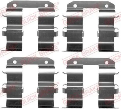 Obrázek produktu pro Montážní sada brzdových destiček QUICK BRAKE 109-1734