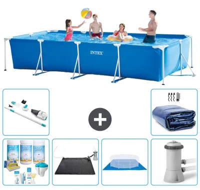 Produktbild von Rechteckiger Frame Pool - 450x220x84 cm - 7-teilig S20073