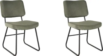 Produktbild von LABEL51 Esszimmerstuhl Noah – Forest – Ribcord