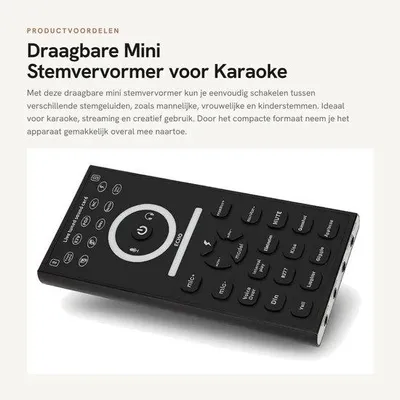 Productafbeelding van Handmicrofoon- Stemvervormer Draagbaar Mini