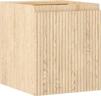Obrázok produktu pre Mexen Rivel kúpeľňová skrinka 40 cm, 1 dvierka, rebrovaná, dub - 91A21-04047-1-BF81
