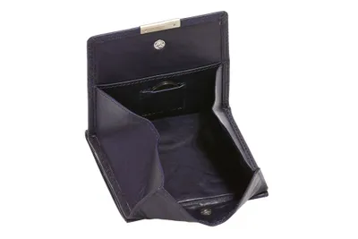 Produktbild von LEAS Wiener-Schachtel mit großer Kleingeldschütte RFID Schutzfolie gegen Datendiebstahl, Echt-Leder, lila Special Edition