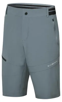 Produktbild von BLACK CREVICE- Herren Wanderhose - Bermuda - Outdoor Hose | Grau | Größe S
