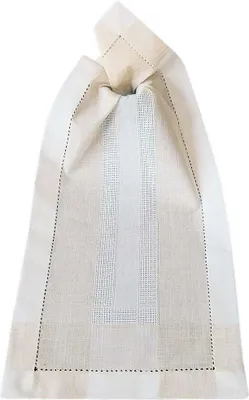 Produktbild von Tischläufer ALMA Leinenoptik mit Hohlsaum Polyester beige 35 x 70 cm