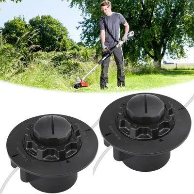 Produktbild von 2 Schneidköpfe für Stihl Freischneider, Trimmerkopf, Drahtkopf-Ersatzteile, Schneidkopf-Ersatz M8*1,25