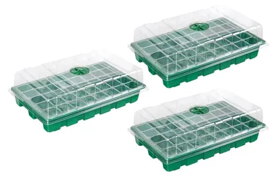 Productafbeelding van 3-delige Zaadtray met 40 Holes voor Effectieve Zaadgroei