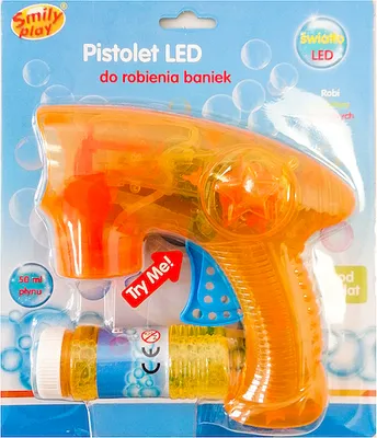 Zdjęcie produktu dla Pistolet LED do tworzenia baniek mydlanych dla dzieci