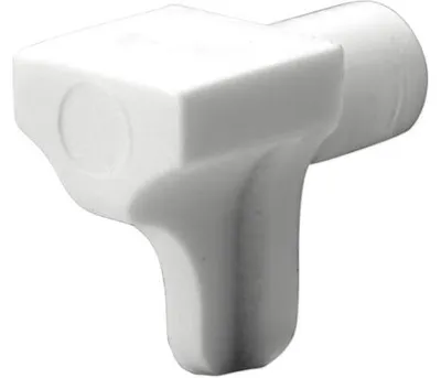 Produktbild von Regalbodenträger Ø 6 mm weiß 20 Stück