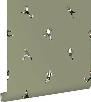 Zdjęcie produktu dla ESTAhome Tapeta piłkarze oliwkowym 50 x 900 cm