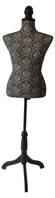 Paspop Damen 36/38, höhenverstellbar, schwarz-weiß