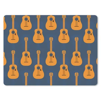 Produktbild von MuchoWow® Mauspad Mousepad Gitarre - Patterns - Musik 40x30 cm - Mousepads - Maus Mat - Pad - Mausunterlage - Anti Rutsch