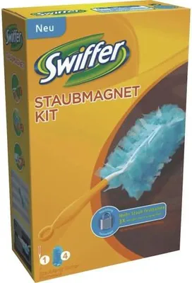 Immagine prodotto di Kit iniziale Swiffer con magnete per la polvere (manico, 3 panni)