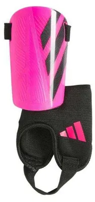 Productafbeelding van Adidas - Scheenbeschermers en enkelbeschermers "Tiro Match" PP5056 (maat L) (zwart/roze)