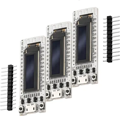 Immagine prodotto di Consegna AZ Mikrocontroller ESP8266 Heltec NodeMCU Mikrocontroller con display OLED da 0,91" integrato, 3x ESP8266